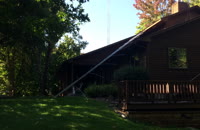   0 old antenna on the house 3  