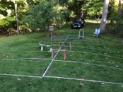   1 antenna on the ground 1  