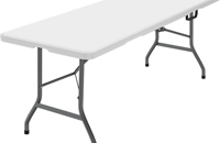   folding table (open)  