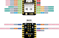 &nbsp;&nbsp;ESP32-C6 pinout front back&nbsp;&nbsp;