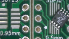   SOT23,SOP10 breakout vs MSOP-8  
