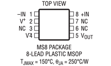 LT6105IMS8 pinout