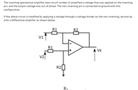   Differential amplifier  
