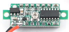   2-wire 4-100vdc mini panel meter (back)  