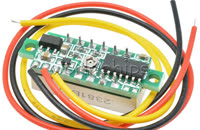   3-wire 0-100vdc mini panel meter (back)  