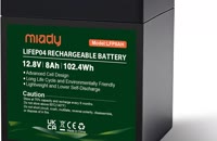 &nbsp;&nbsp;Miady 12.8v 8AH LIFE&nbsp;&nbsp;