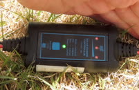   C. controller flashing  