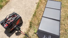   H. charging with single panel  