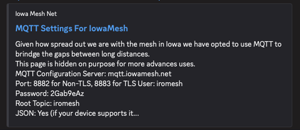 &nbsp;&nbsp;mqtt.iowamesh.org&nbsp;&nbsp;
