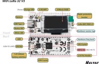 &nbsp;&nbsp;Heltec V3 hardware layout&nbsp;&nbsp;