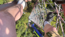   looking down from 300ft up  