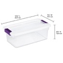  06 Qt. ClearView Latch Box  