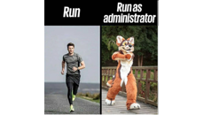 &nbsp;&nbsp;run as administrator&nbsp;&nbsp;