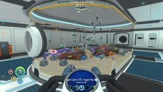   fish herded after removing second story  