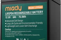 &nbsp;&nbsp;Miady 12.8v 6Ah LiFePO4&nbsp;&nbsp;