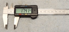   4 caliper with sharp edges  