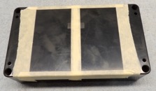   6 taping off meter holes  
