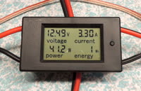 B. 3.3a 44w to battery