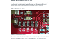 &nbsp;&nbsp;configuring Vmpp (panel voltage)&nbsp;&nbsp;