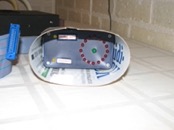   external display with glare hood  