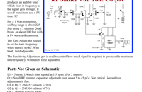   RF sniffer with tone output  