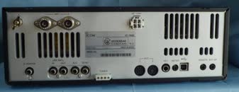   IC-7600 back  