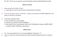 &nbsp;&nbsp;Dentron 160-10AT manual&nbsp;&nbsp;