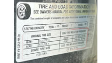 rear driver door tag